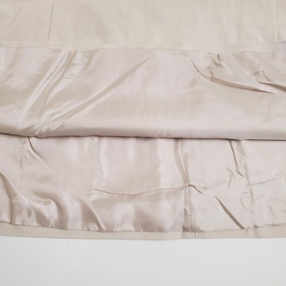 Estelle and Finn Womens Tunic Top Size 14 3/4 Sleeve Beige Stretch Lined - Picture 13 of 15